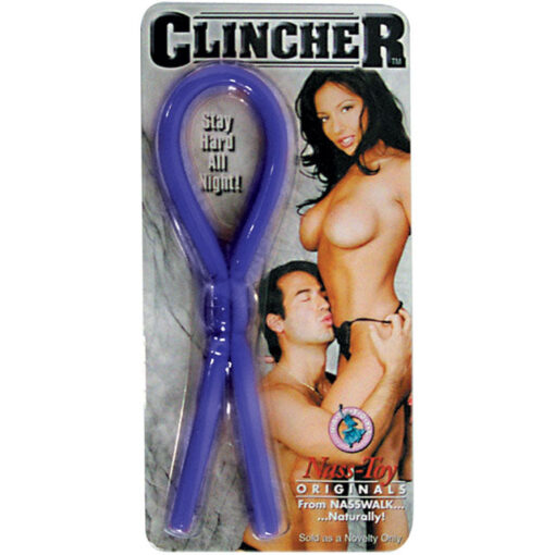 Clincher Adjustable Cock Ring (Blue)  Lasso-Bolo