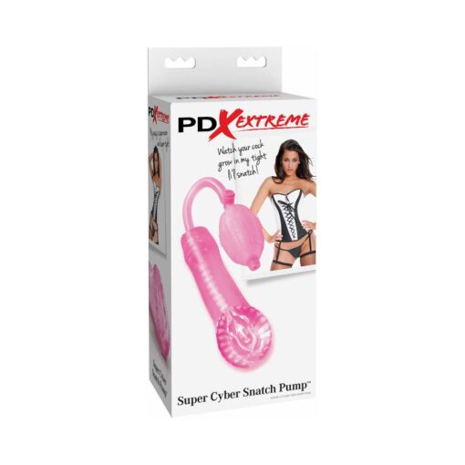 PDX Super Cyber Snatch Pump Vaginal Stroker Pink