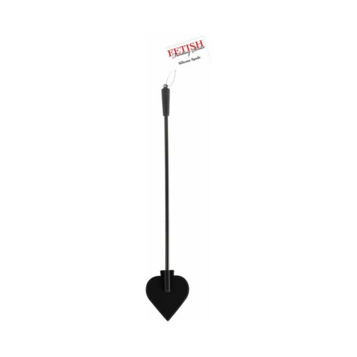 Fetish Fantasy Series Silicone Spade Crop Black