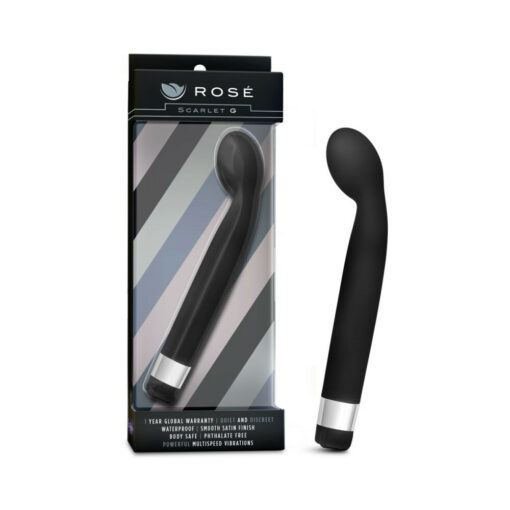 Rose Scarlet G Slimline G-Spot Vibrator Black