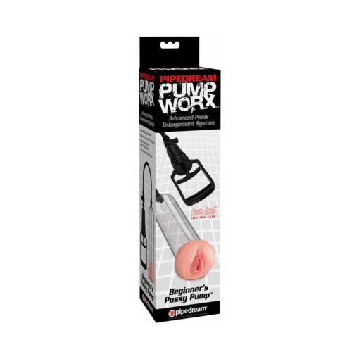 Pipedream Pump Worx Beginner's Pussy Pump Beige-Clear