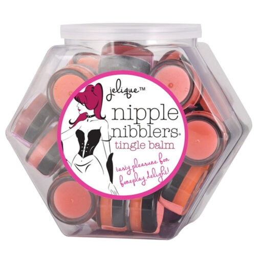 Jelique Nipple Nibbler Tingle Balm 3gr Asst. Flavors (36-Bowl)