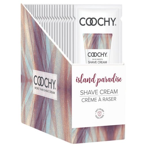 Coochy Shave Cream Island Paradise 24pc Foil Display