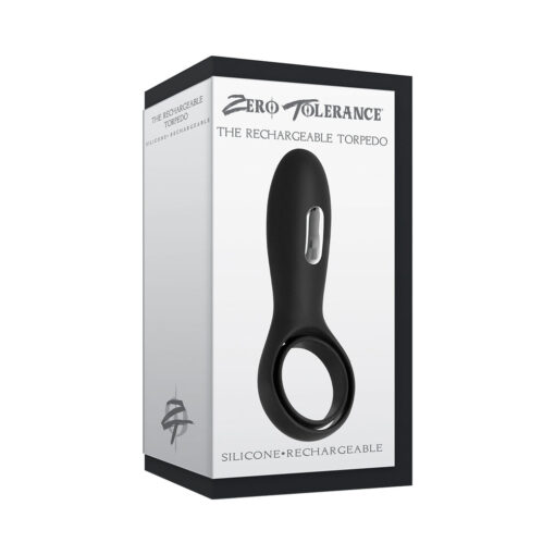 Zero Tolerance The Torpedo Rechargeable Vibrating Silicone Cockring Black