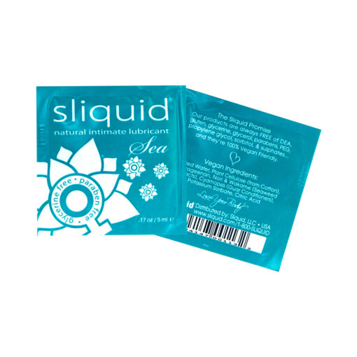 Sliquid Sea Water-Based Lubricant with Seaweed Pillows (200-Bag)