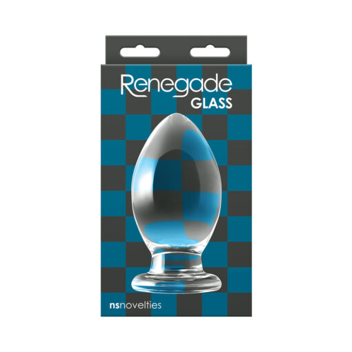 Renegade Bishop Glass Anal Plug