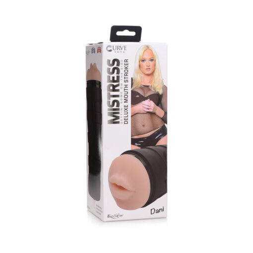 Curve Toys Mistress Dani Deluxe Mouth Stroker Light