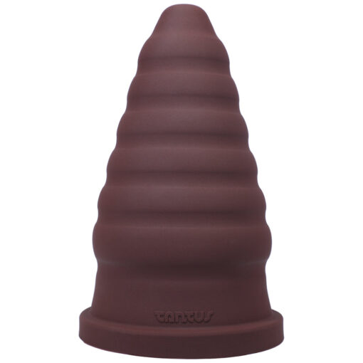 Tantus Cone Ripple Firm Dildo Garnet (Box)