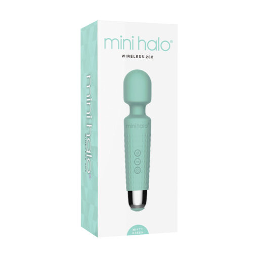 Mini Halo Wireless Wand 20X Silicone Minty Green