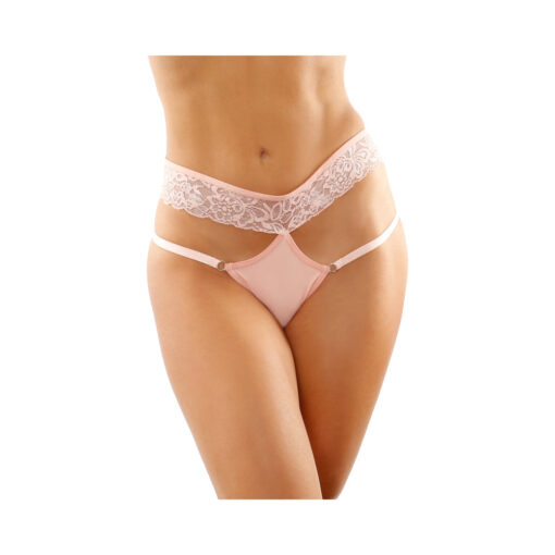 Ren Microfiber Panty With Double-Strap Waistband Light Pink S-M