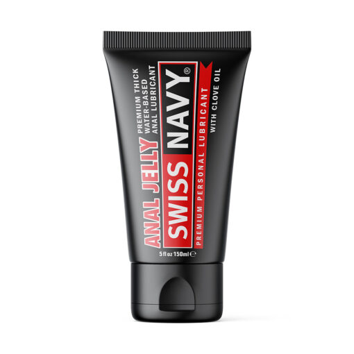 Swiss Navy Anal Jelly Premium Water Based Lubricant with Clove Oil 5 oz.