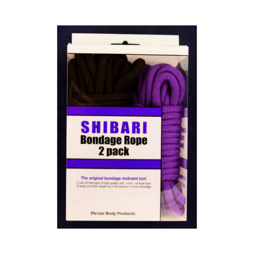 Ple'sur Purple & Black 10 m - 33 ft. Rope Kit 2-Pack