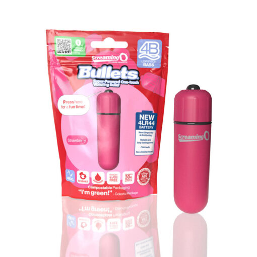 Screaming O 4B Bullet Vibrator Strawberry