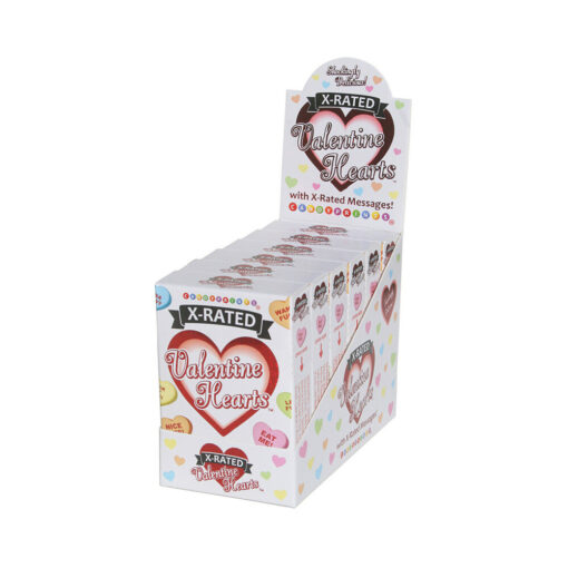 X-Rated Valentine Hearts Candy Boxes 6-Piece Display