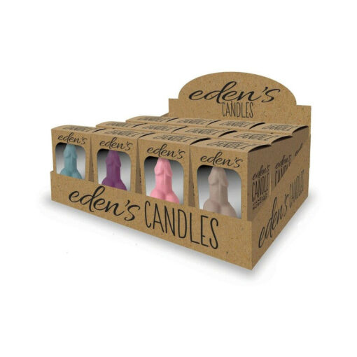 Eden's Penis Candles 12-Piece Display