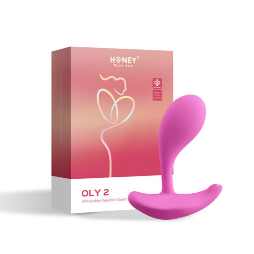 Honey Play Box Oly 2 Pressure Sensing App-Enabled Wearable Vibrator Pink