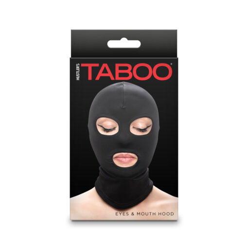 Hustler Taboo Eyes&Mouth Hood Black