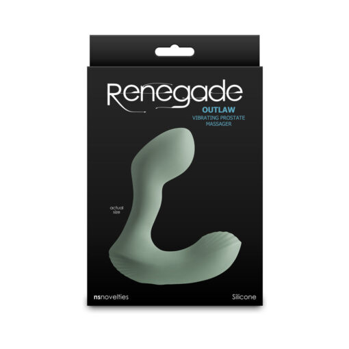 Renegade Outlaw Rechargeable Vibrating Prostate Massager Sage