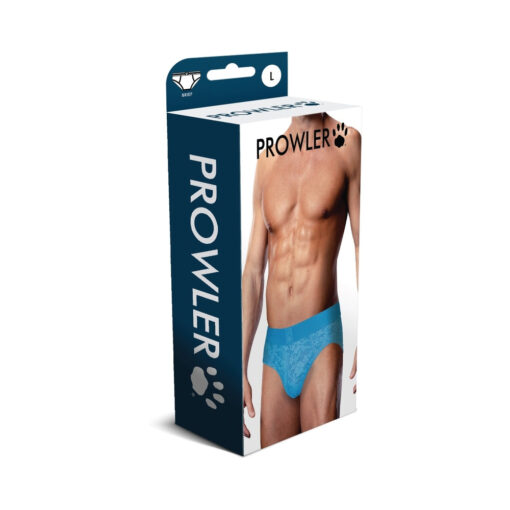 Prowler Lace Brief Neon Blue L