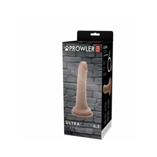 Prowler RED Ultra Cock 6.5 in. Realistic Dildo Caramel