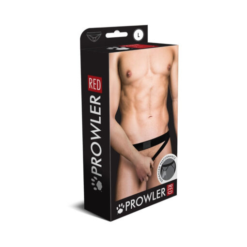 Prowler RED Assless Cockring Jock Strap Black L