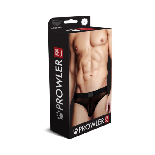 Prowler RED Fishnet Assless Brief Black L