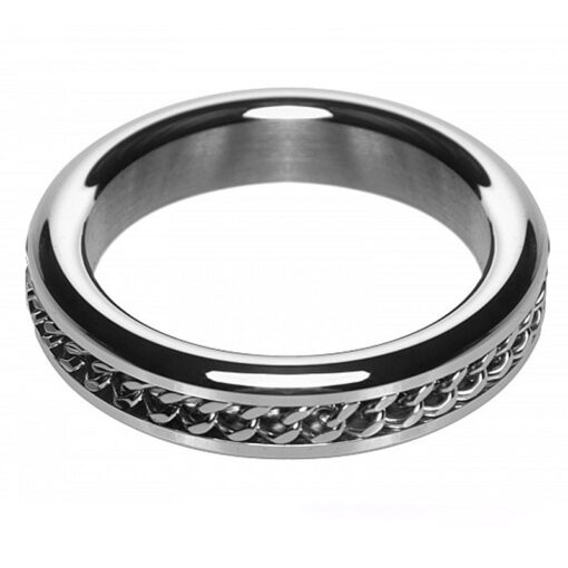 M2M Chrome C-Ring w-Chain Design 1.75in