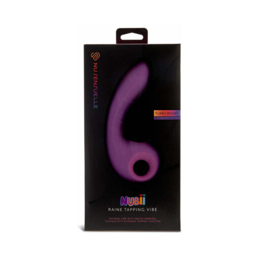 Nu Sensuelle Raine Nubii Tapping Vibe with Turbo Boost and Heat Purple