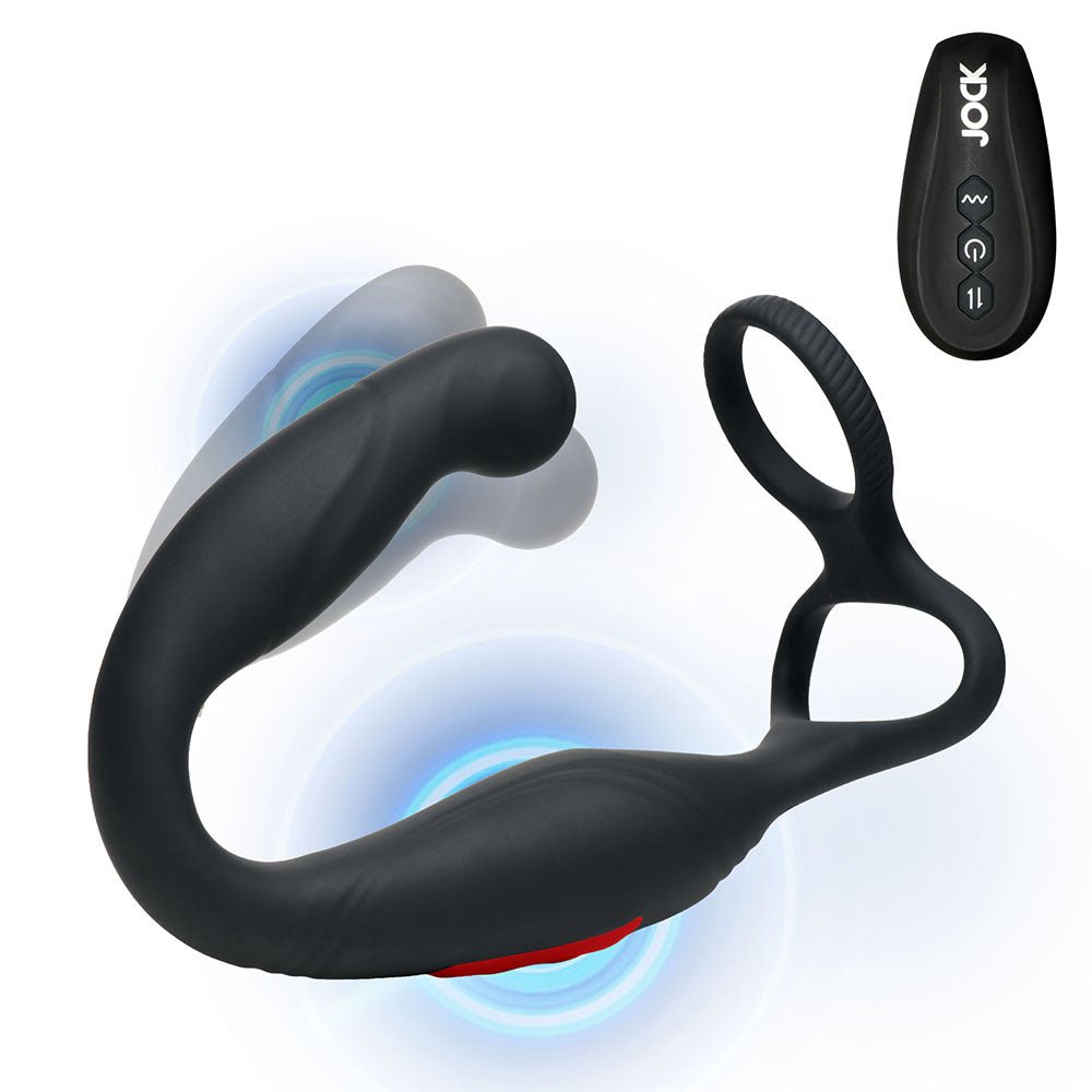 JOCK Enhancers Gyrating Prostate Vibrator with C-Ring - Image 2