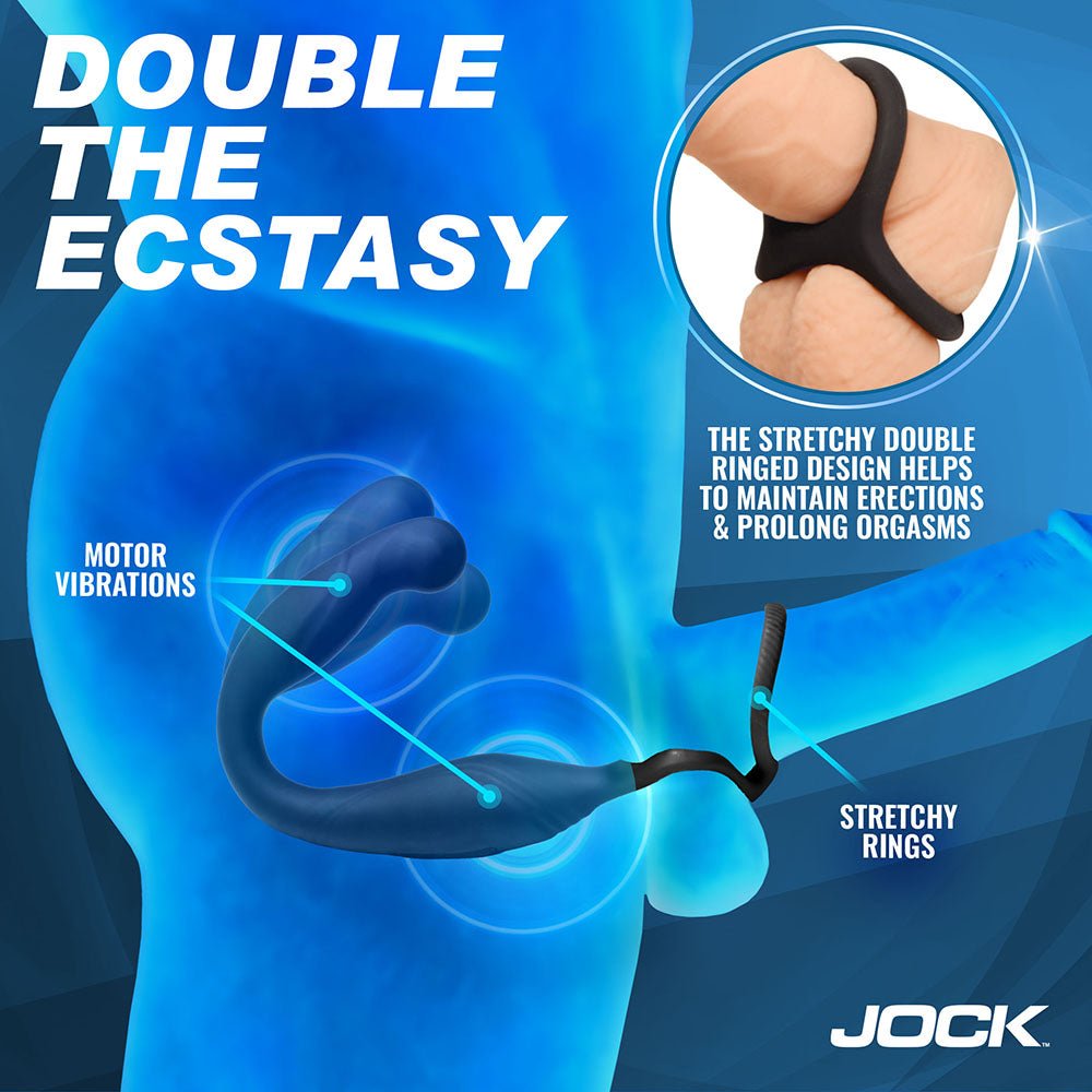 JOCK Enhancers Gyrating Prostate Vibrator with C-Ring - Image 6
