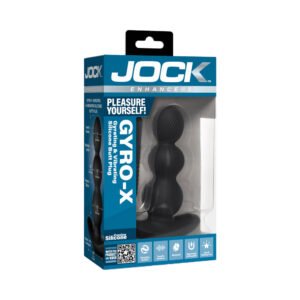 JOCK Enhancers Gyro-X Gyrating & Vibrating Silicone Butt Plug