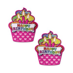 Pastease Happy Birthday Cupcake Pasties Pink