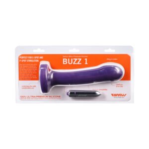 Tantus Buzz 1 Vibrating Dildo Amethyst