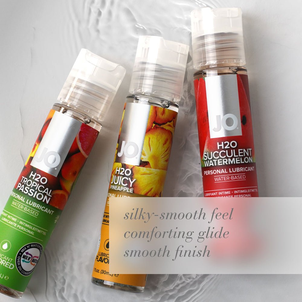 JO H2O Juicy Pineapple Flavored Water-Based Lubricant 1 oz. - Image 4
