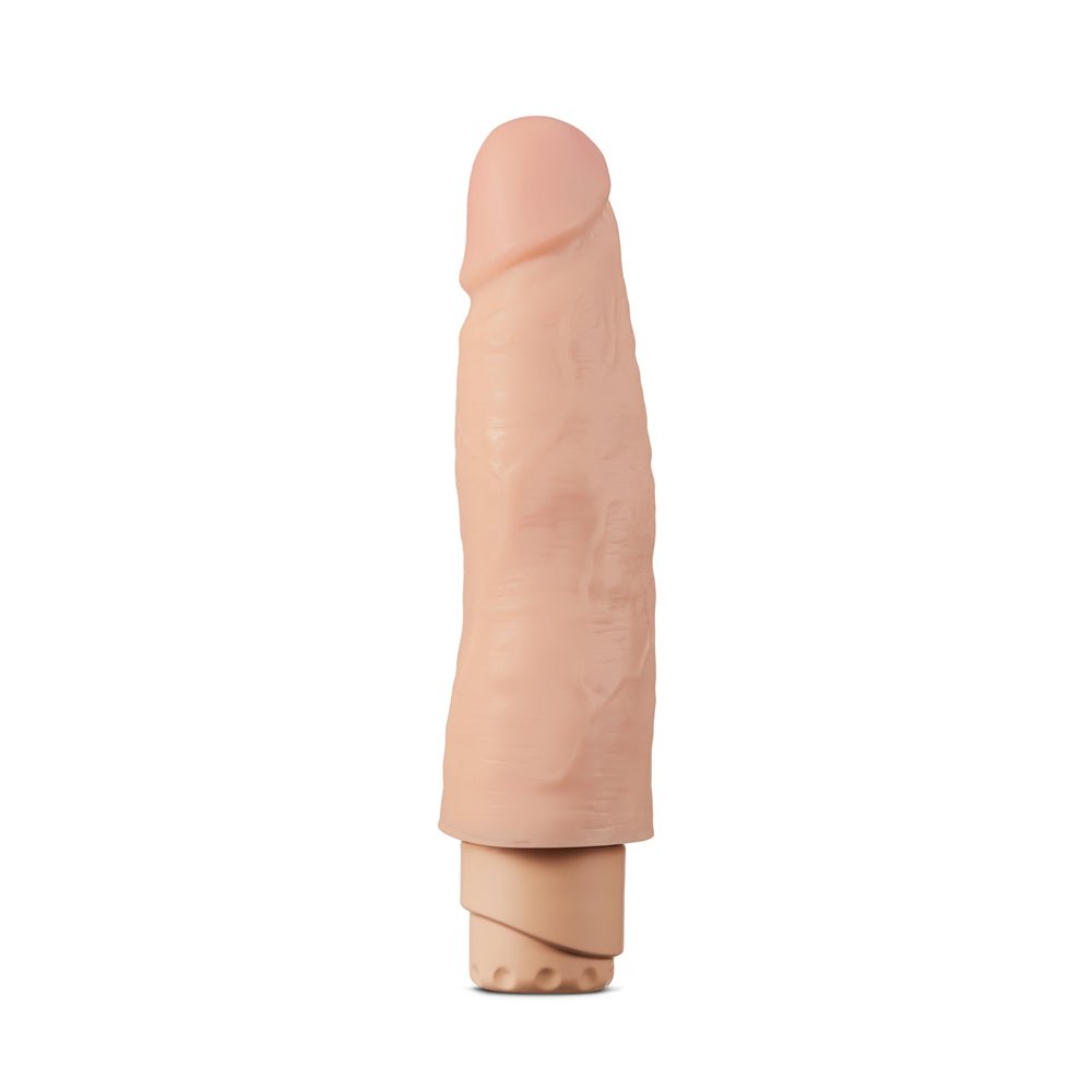 Dr. Skin Cock Vibe 14 Realistic 8 in. Vibrating Dildo Beige - Image 2