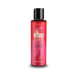 Sensuva Sizzle Lips Warming Edible Gel Strawberry 4.2 oz.
