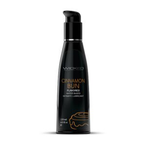 Wicked Aqua Cinnamon Bun Water-Based Lubricant 4 oz.