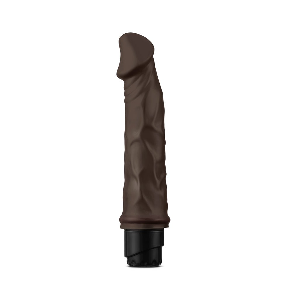 Dr. Skin Cock Vibe 6 Realistic 8.75 in. Vibrating Dildo Brown - Image 2