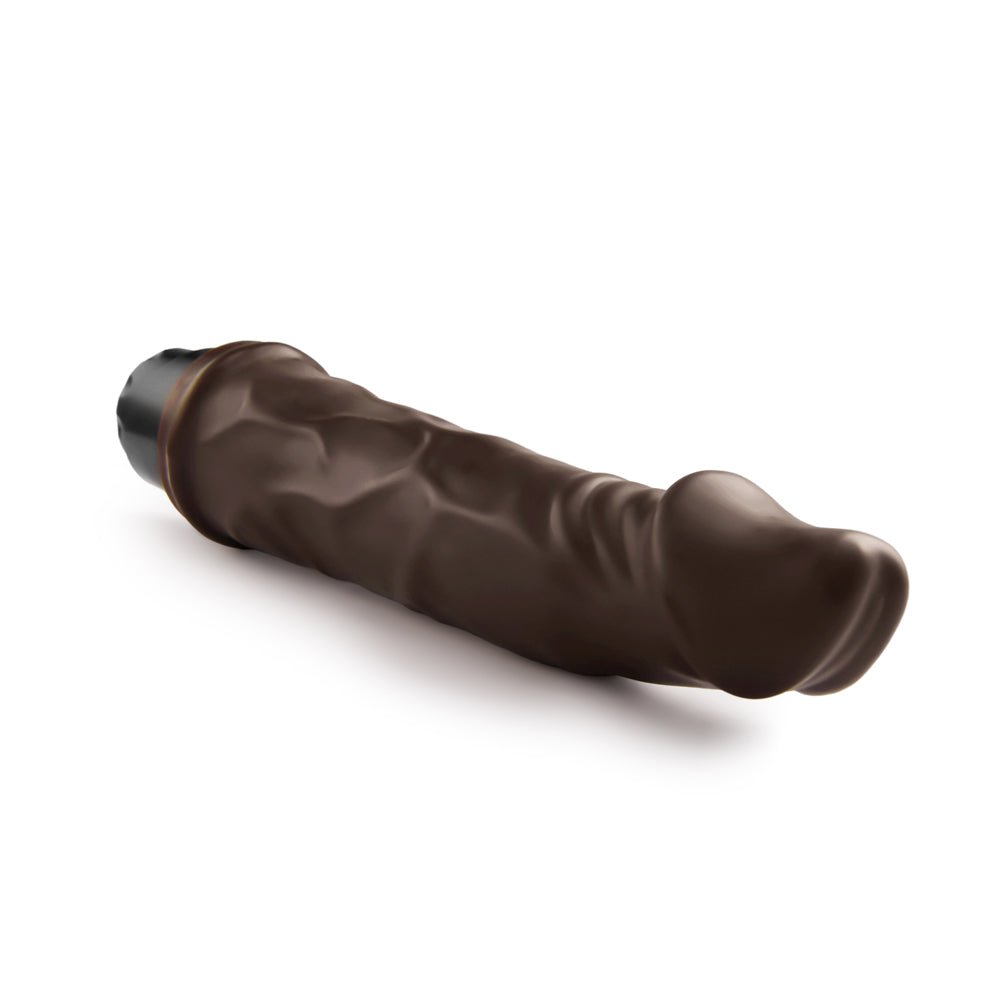 Dr. Skin Cock Vibe 6 Realistic 8.75 in. Vibrating Dildo Brown - Image 5