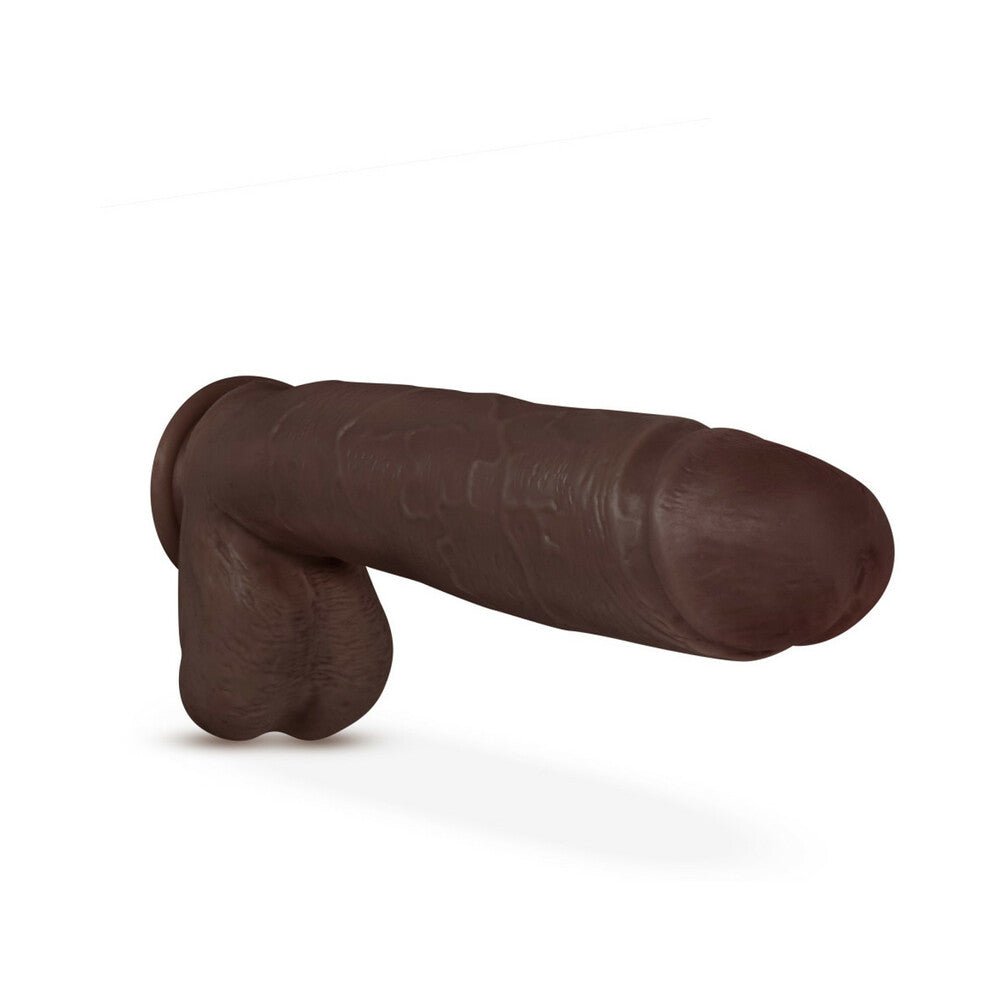 Dr. Skin Mr. Mister Realistic 10.5 in. Dildo with Balls Brown - Image 3