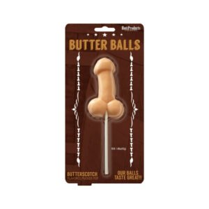 Butter Balls Butterscotch Flavored Pecker Pop