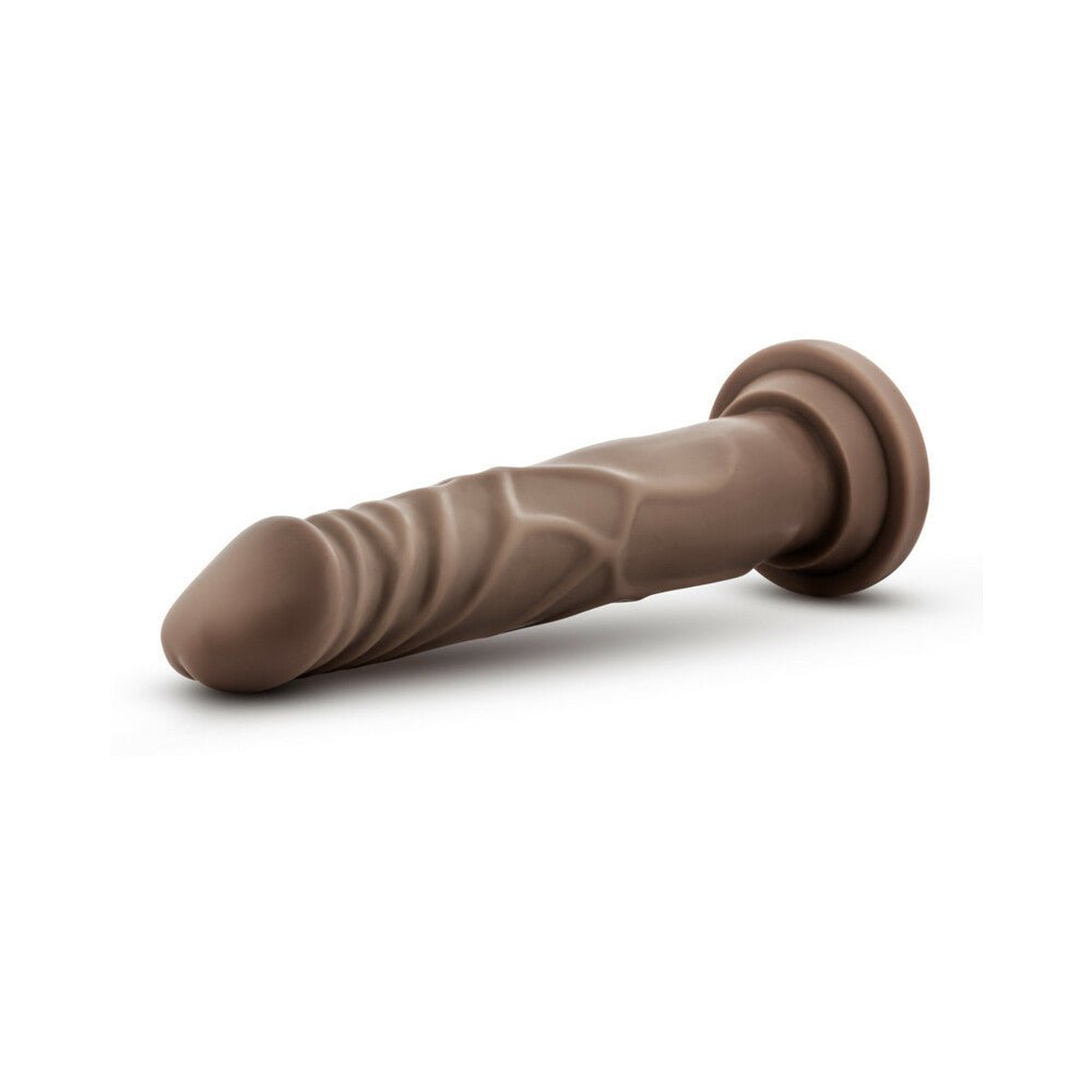 Dr. Skin Basic 7.5 Realistic 7.5 in. Dildo Brown - Image 4