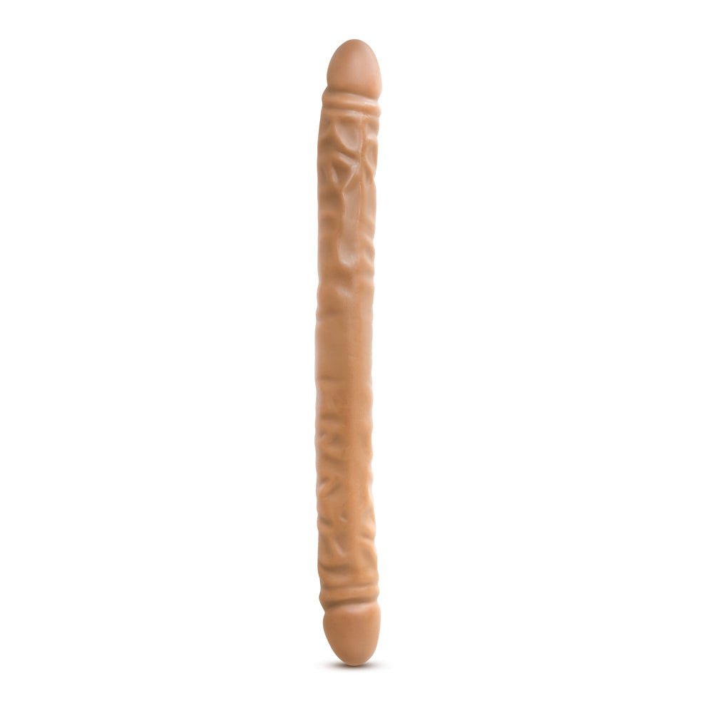 Dr. Skin 18 in. Double Dildo Tan - Image 3