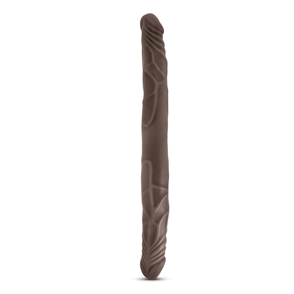 Dr. Skin 14 in. Double Dildo Brown - Image 3
