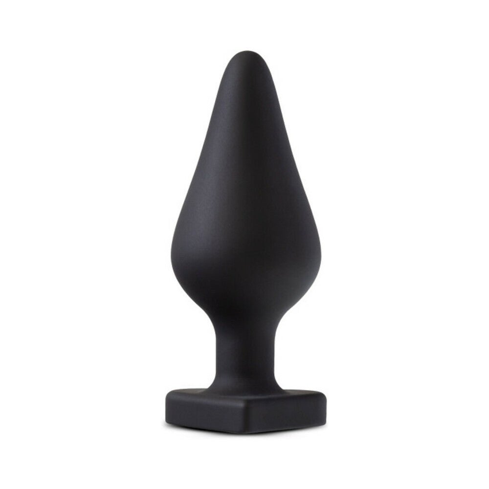 Temptasia ''Spank Me'' Silicone Anal Plug with Heart-Shaped Base Black - Image 2