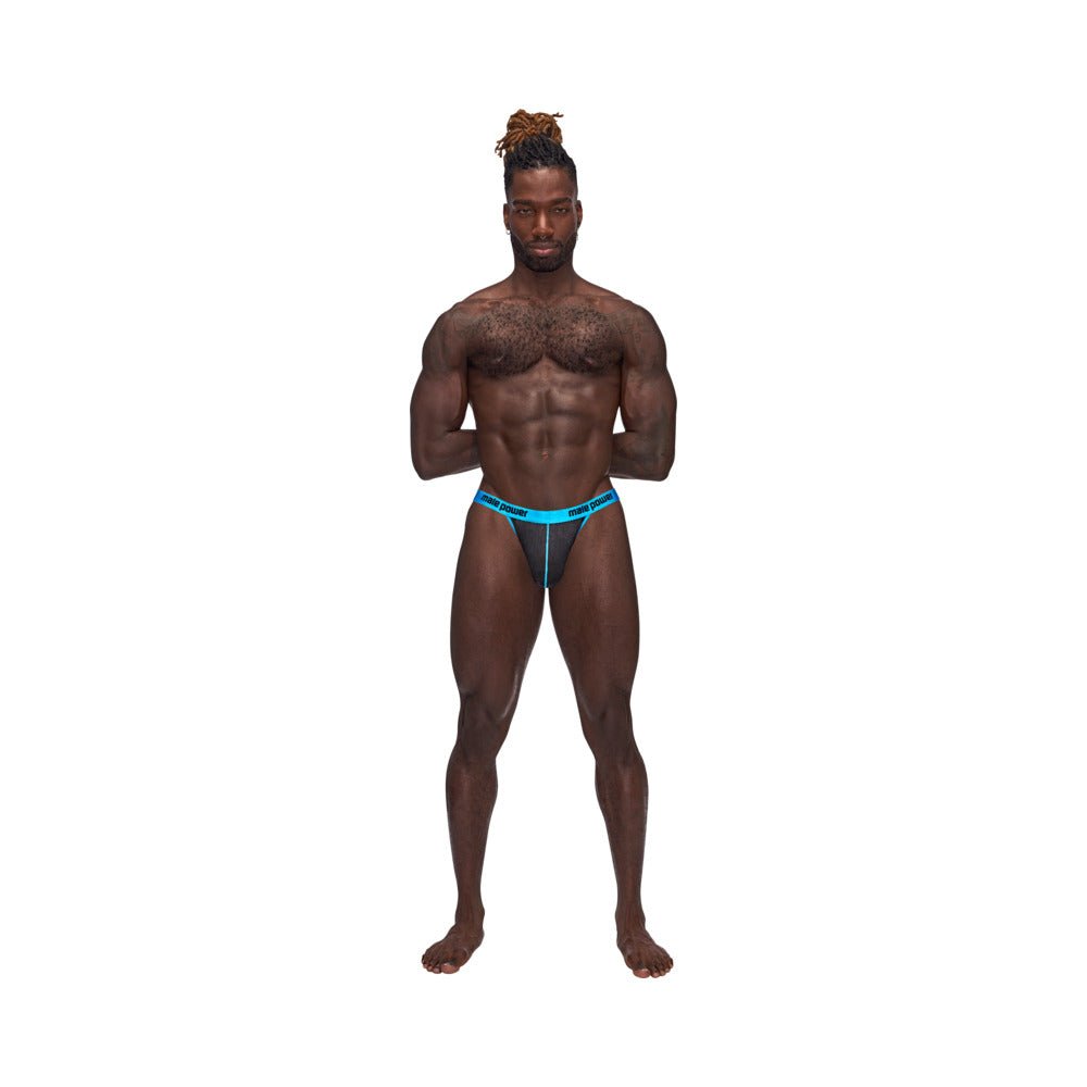 Male Power Casanova Uplift Thong Black S/M - Image 2