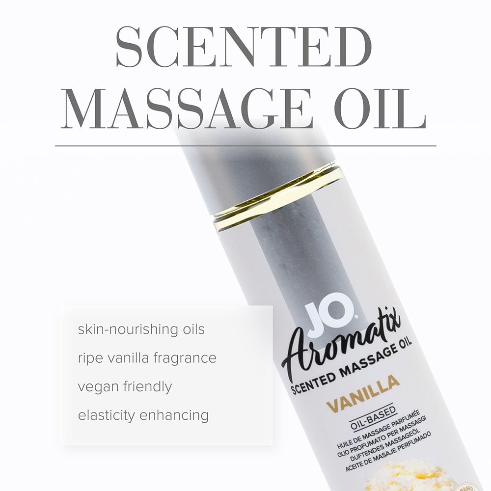 JO Aromatix Vanilla Scented Massage Oil 4 oz. - Image 4