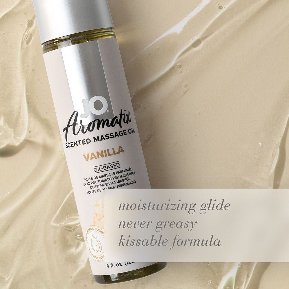 JO Aromatix Vanilla Scented Massage Oil 4 oz. - Image 5