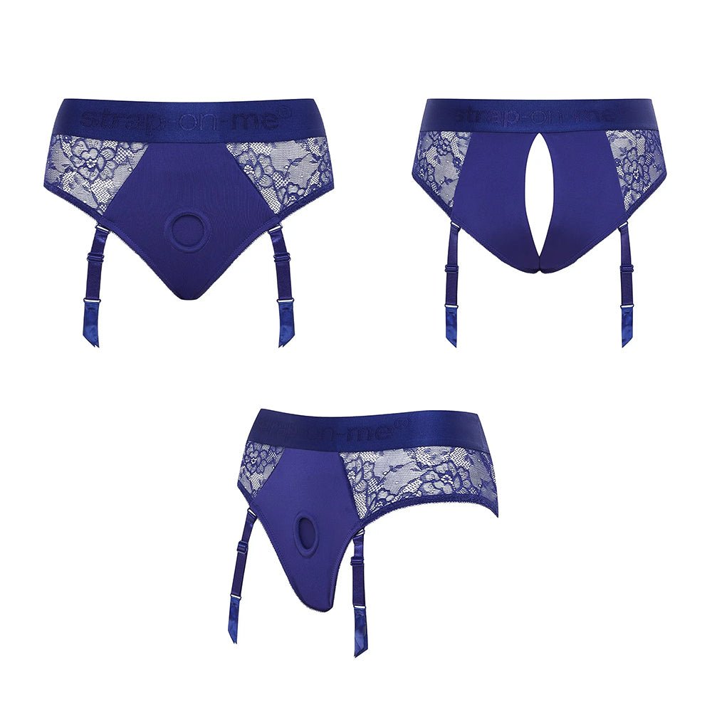 Strap-On-Me Diva Lingerie Harness Night Blue XXL - Image 5