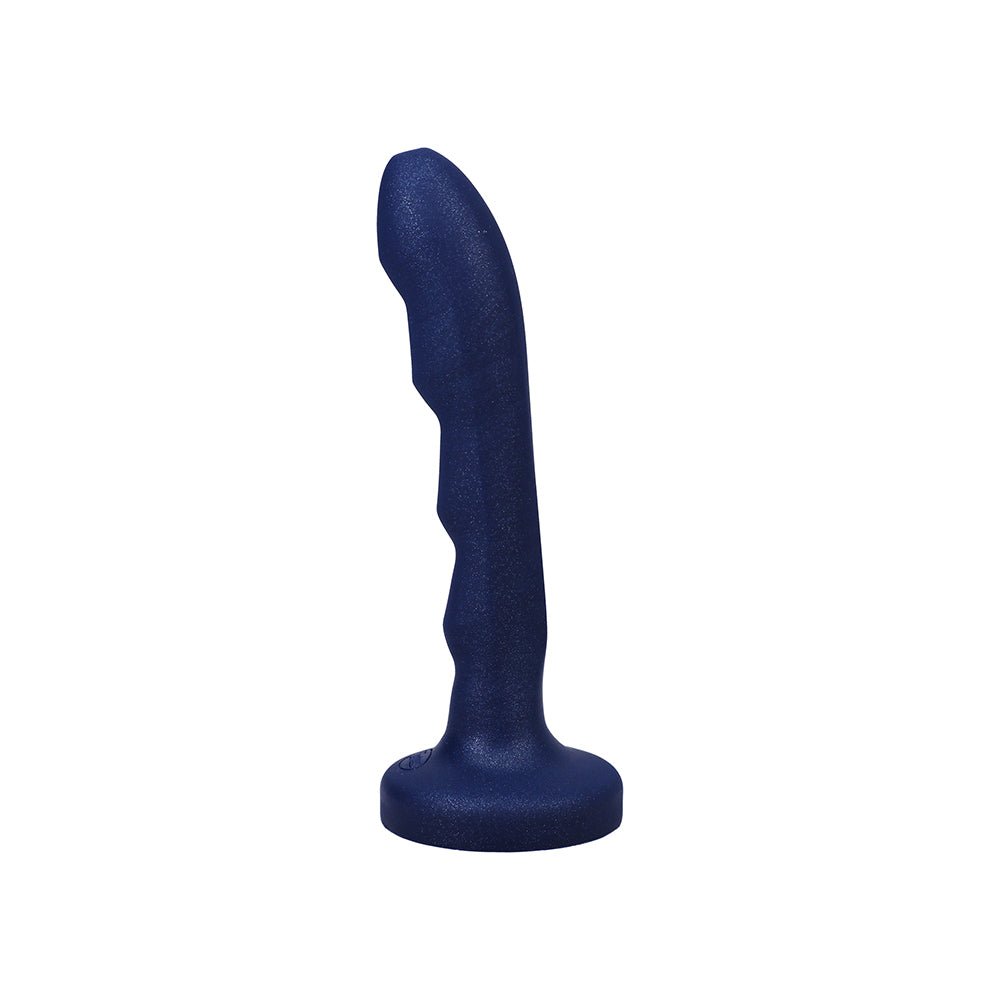 Tantus Charmer 8 in. G-Spot Dildo Sapphire - Image 2